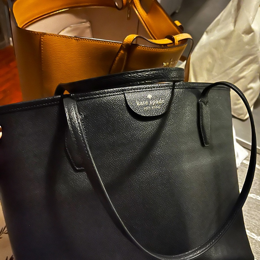 Kate Spade Totes in camel and black